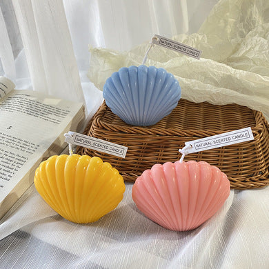 Korean Style Creative Shell Aromatherapy Candle Internet Celebrity Home Photography Props Wedding Girlfriends Gift Candle Light